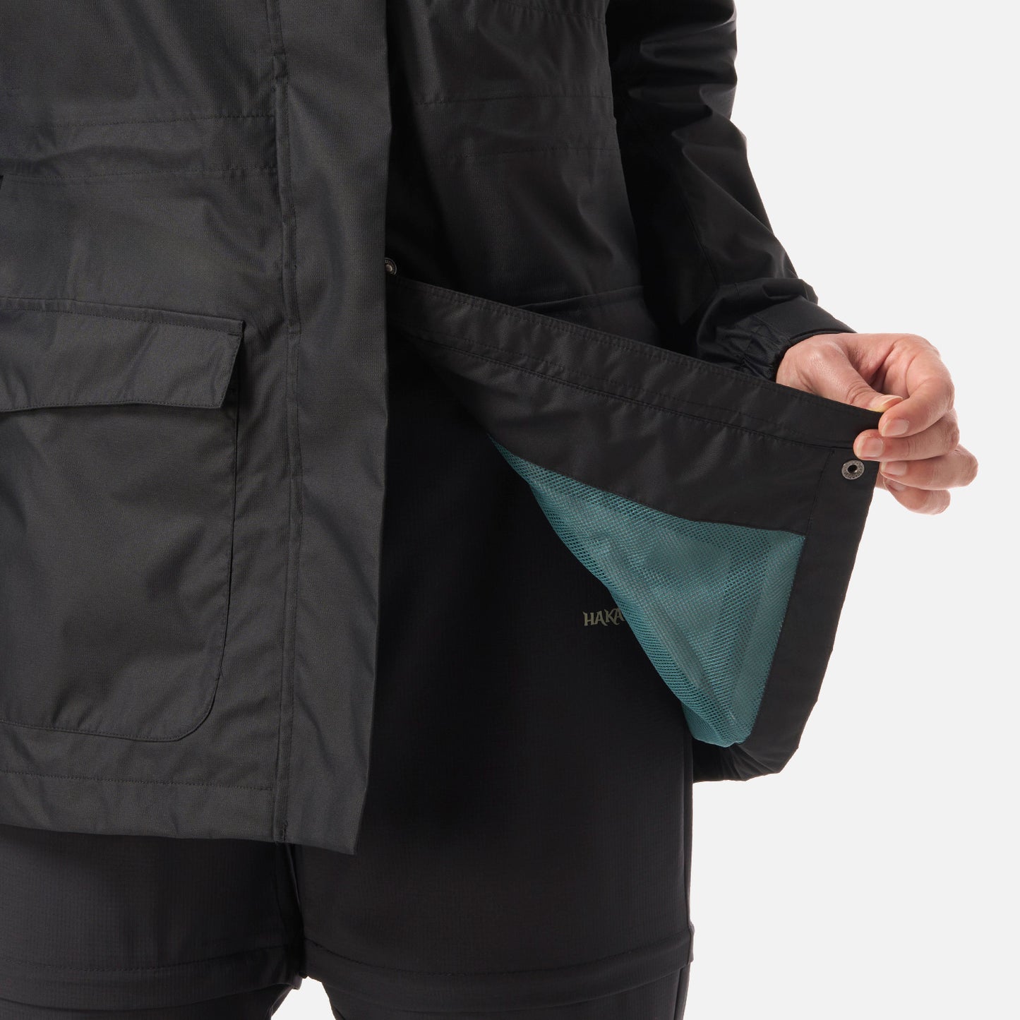 Chaqueta Mujer Kauai Negro Haka Honu