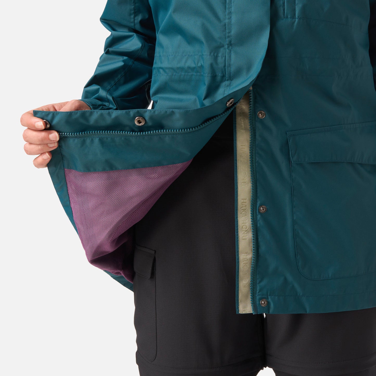 Chaqueta Mujer Kauai Petroleo Oscuro Haka Honu