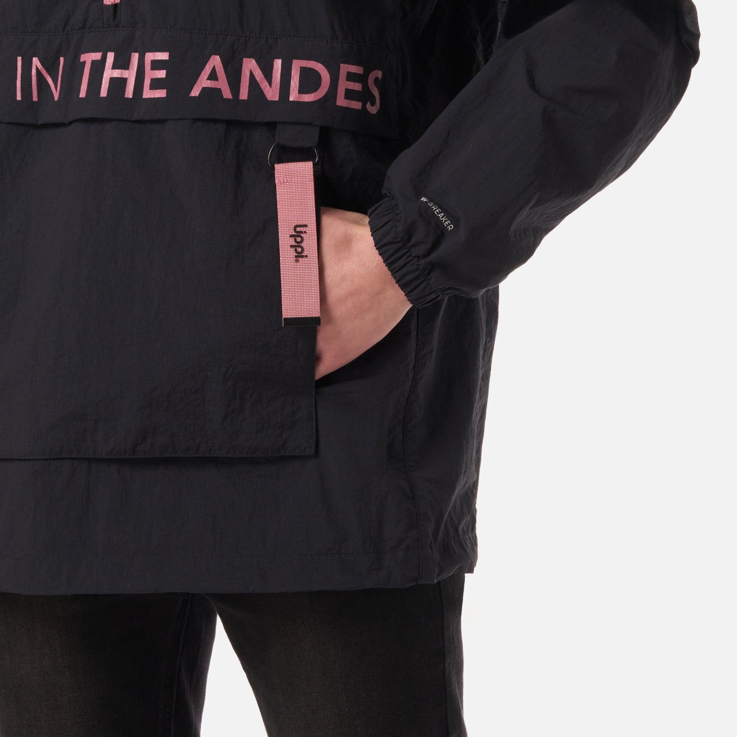 Chaqueta Mujer WindCity WindBreaker 1/4 Zip Jacket Negro Lippi