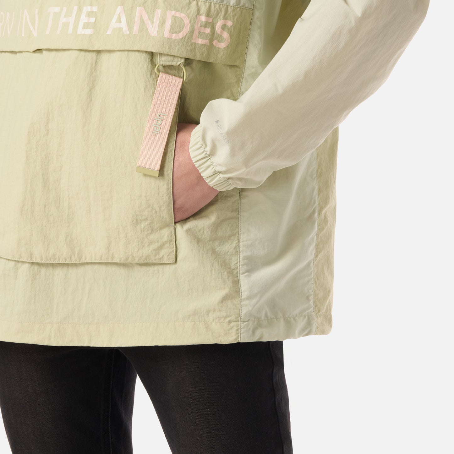 Chaqueta Mujer WindCity WindBreaker 1/4 Zip Jacket Verde Claro Lippi