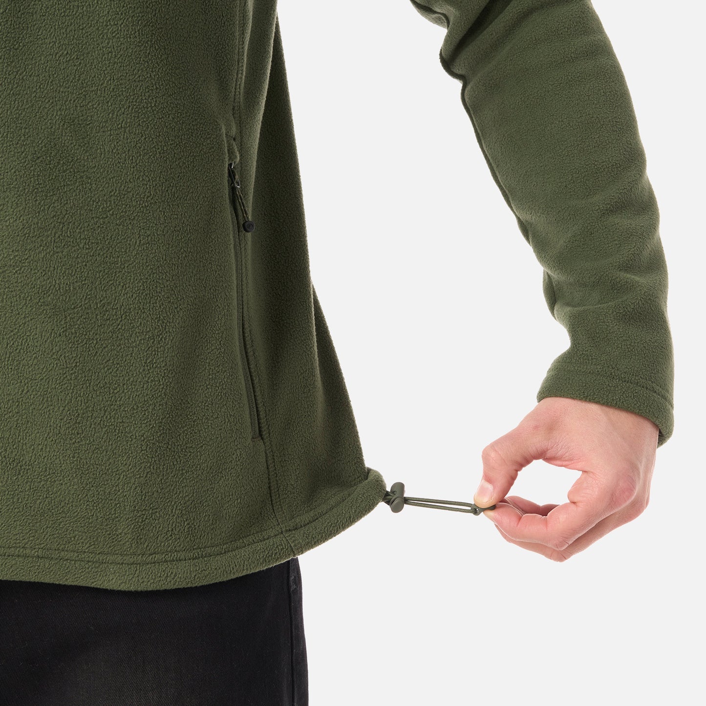 Polar Hombre Paicavi Therm-Pro 1/4 Zip Jacket Verde Musgo Lippi