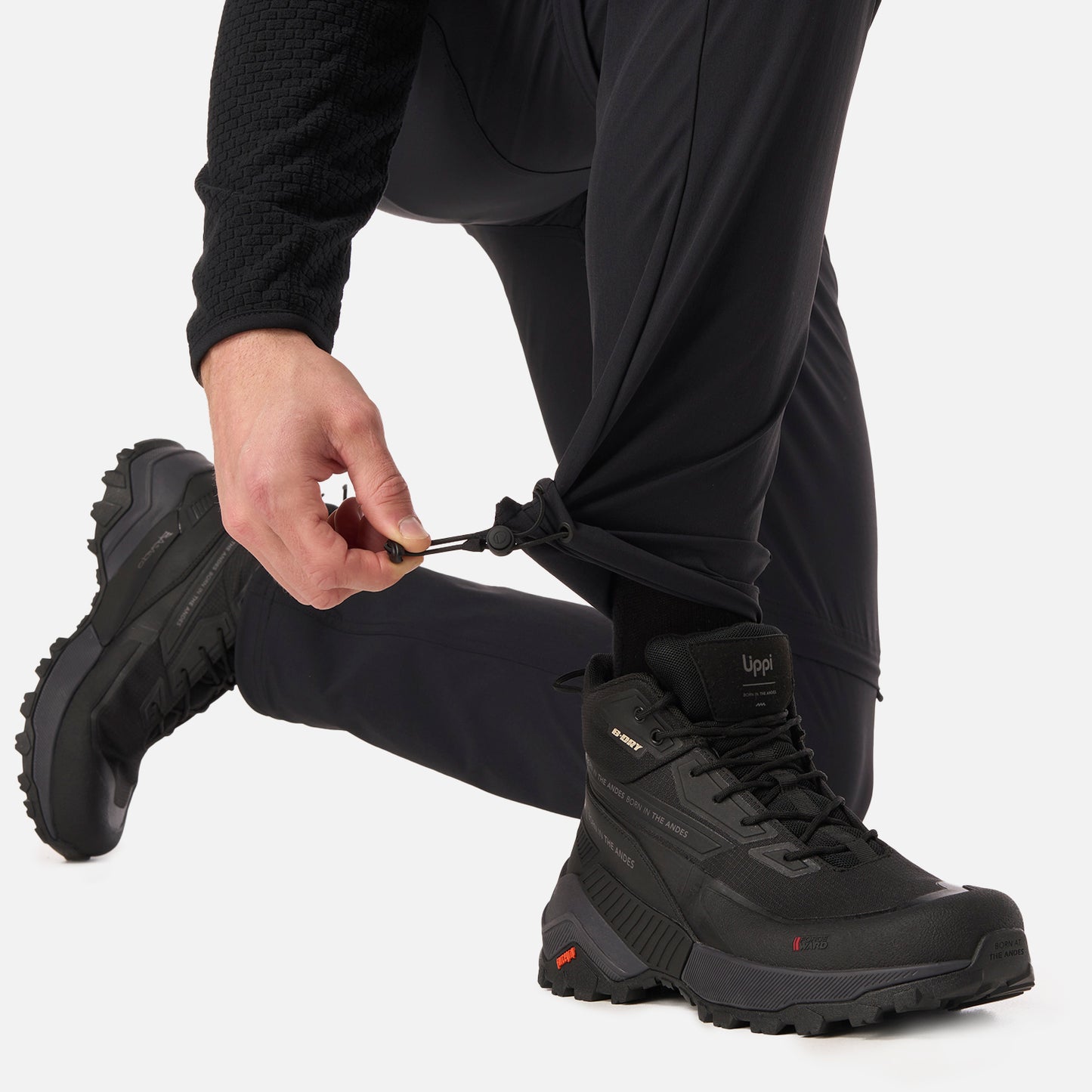 Pantalón Hombre Lennox Q-Dry Mix-2 Pants Negro Lippi