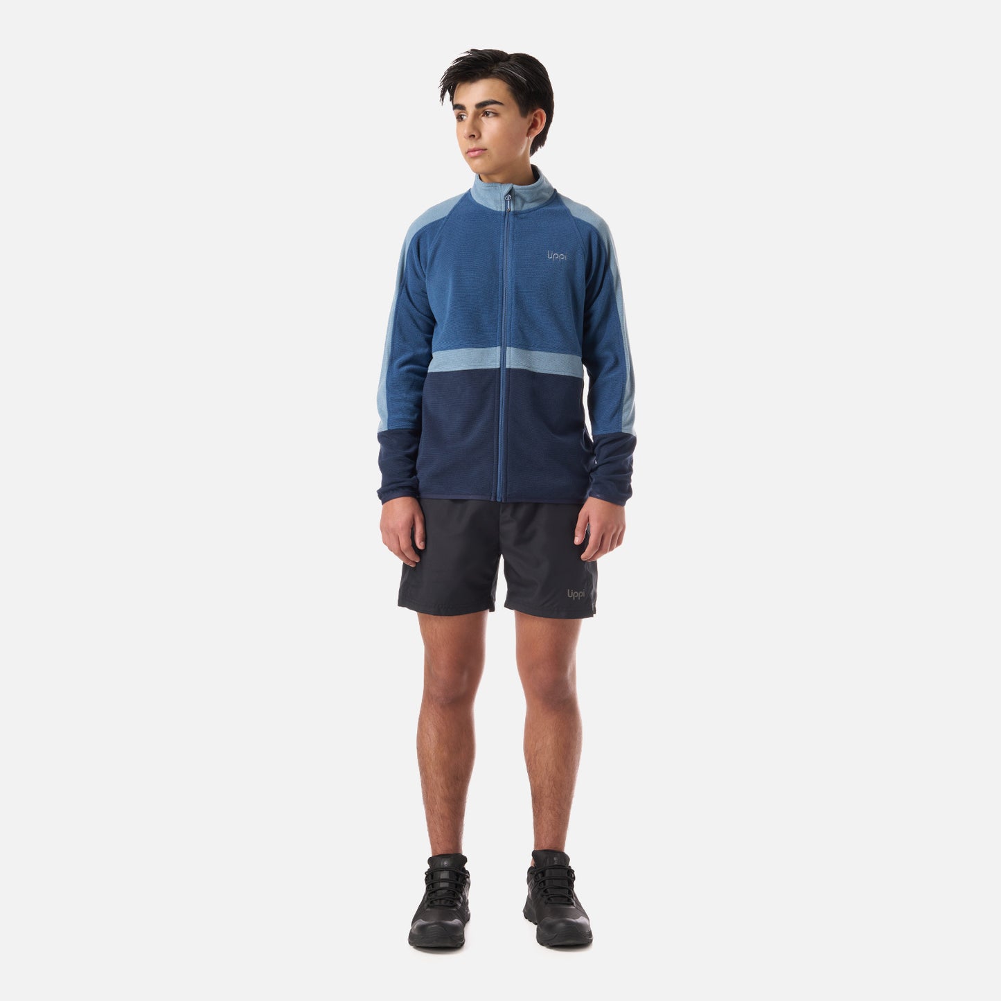 Polar Teen Boy Fireplace Full Zip Sweatshirt Azul oscuro Lippi