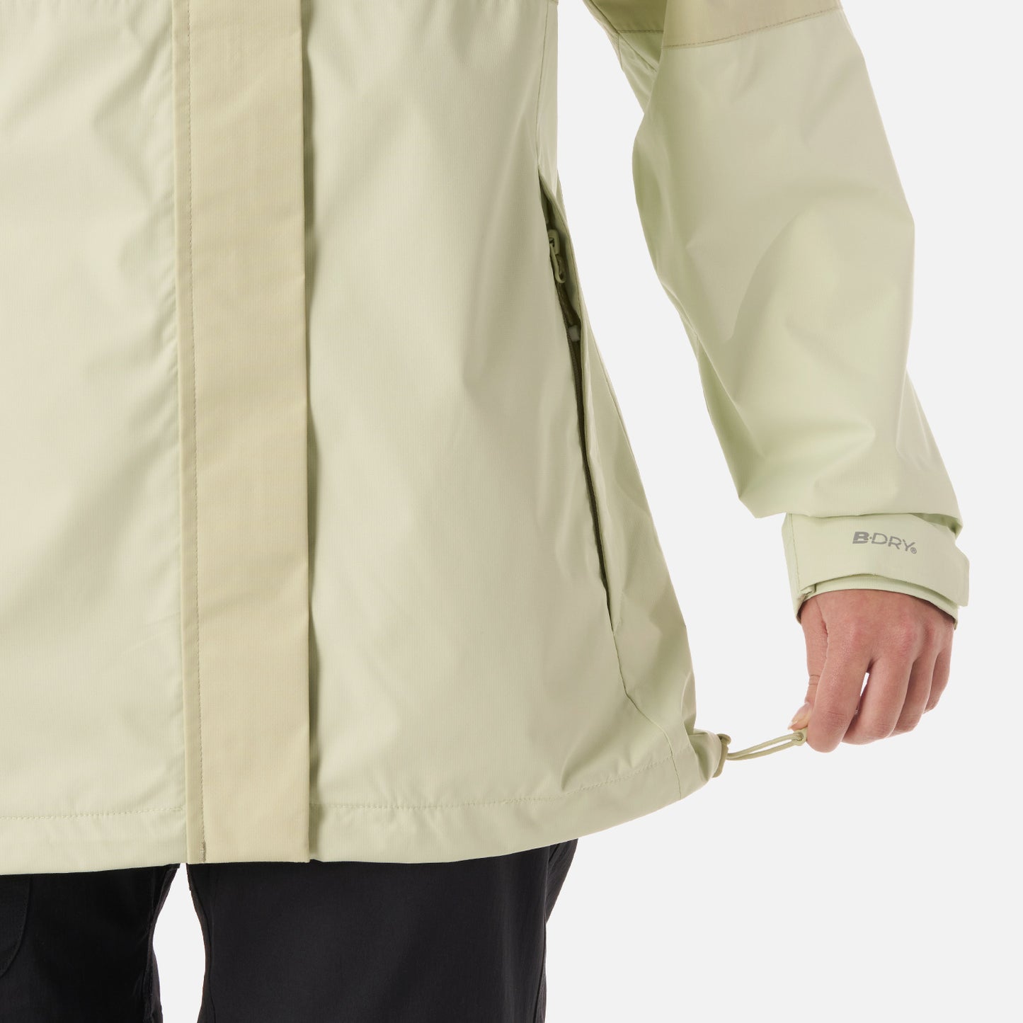 Chaqueta Teen Girl Blizzard B-Dry Hoody Jacket Gris Claro / Verde Agua Lippi