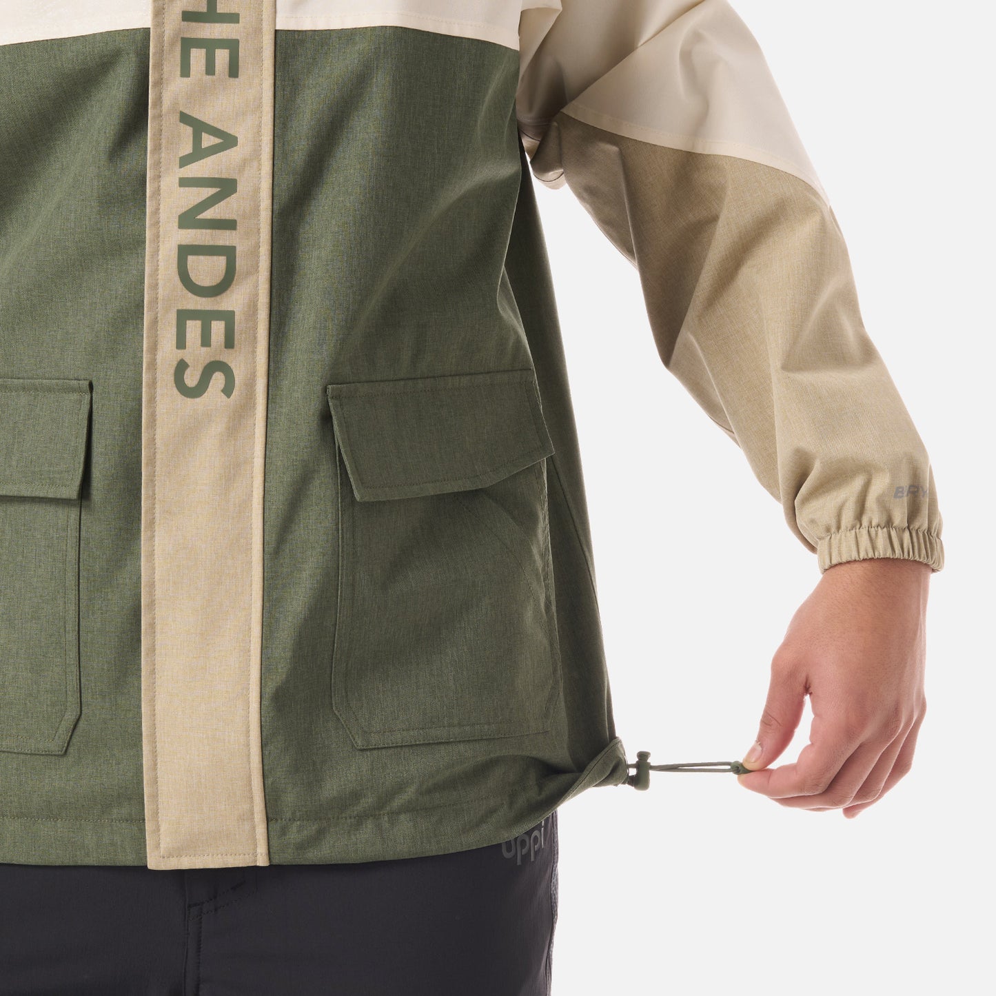 Chaqueta Teen Boy FirePlace B-Dry Jacket Verde oliva Lippi