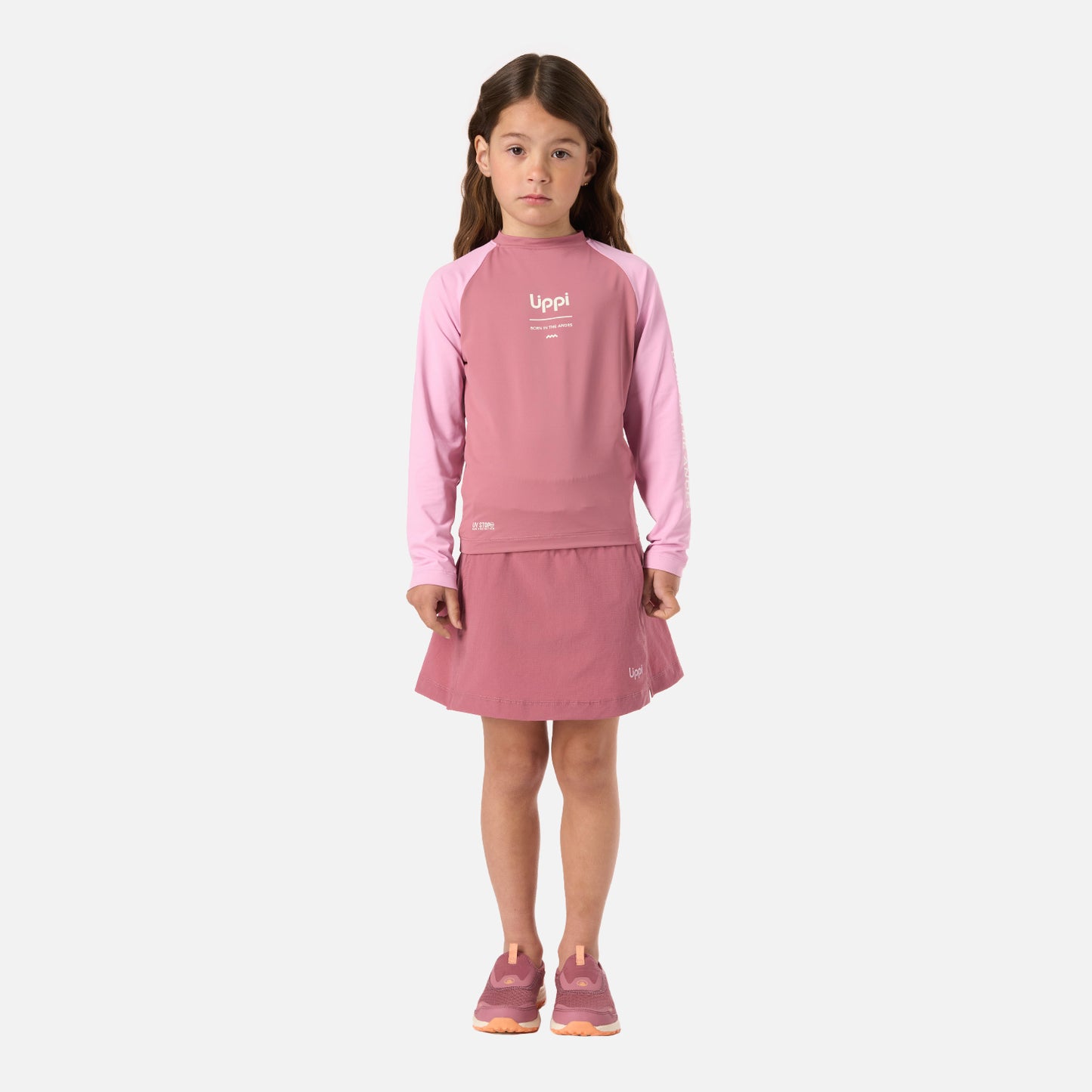 Polera Niña Sun Pro T-Shirt Rosa Oscuro Lippi