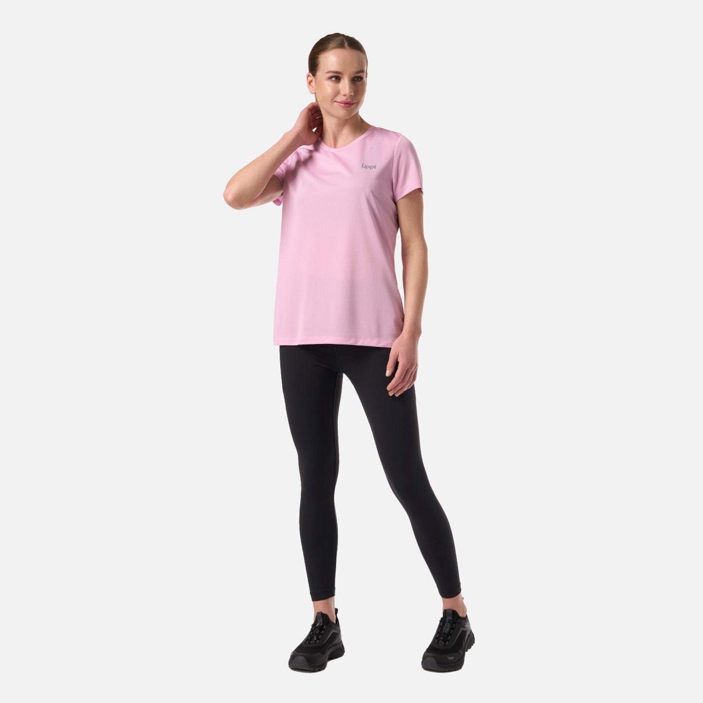 Polera Mujer Core Q-Dry T-Shirt Rosa Lippi
