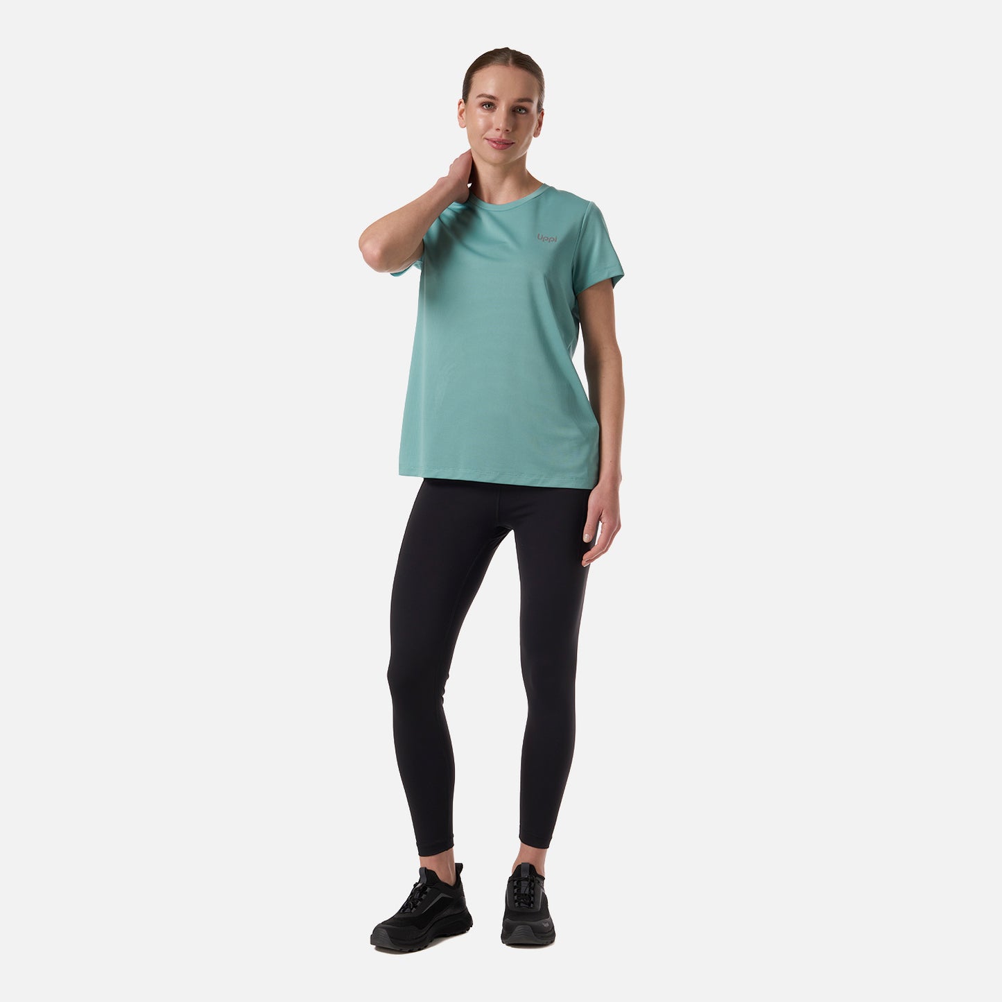 Polera Mujer Core Q-Dry T-Shirt Turquesa Claro Lippi