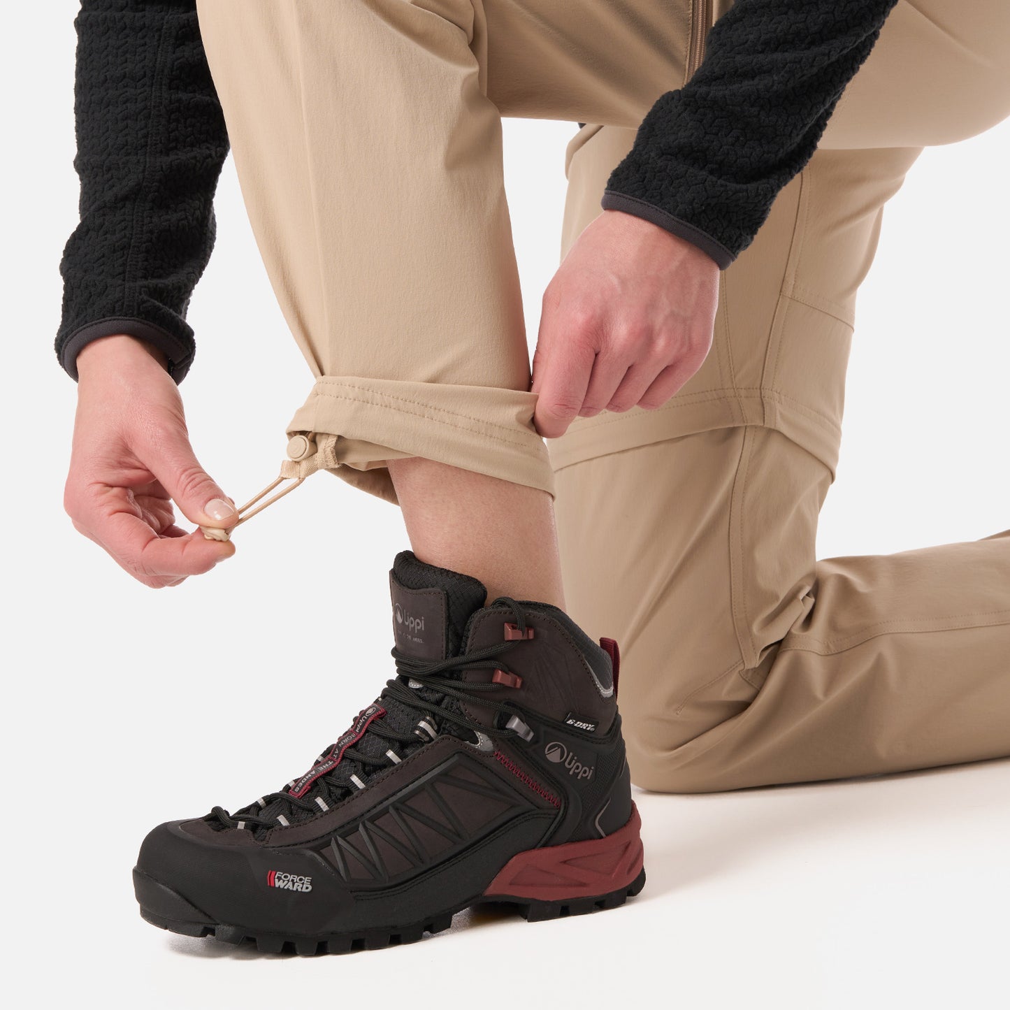 Pantalón Mujer Lennox Q-Dry Mix-2 Pants Beige Lippi