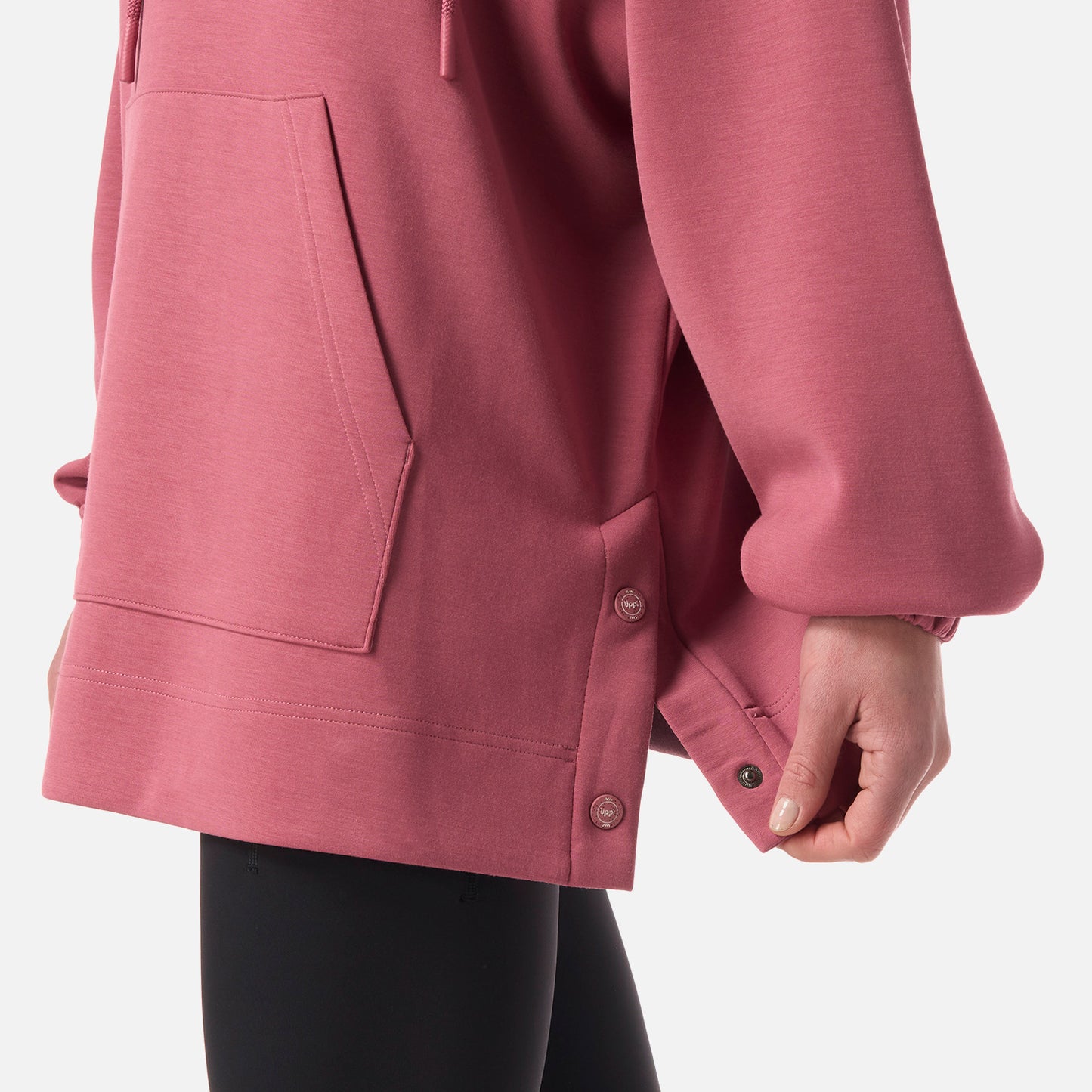 Polerón Mujer CityScape Hoody Sweatshirt Rosa Oscuro Lippi