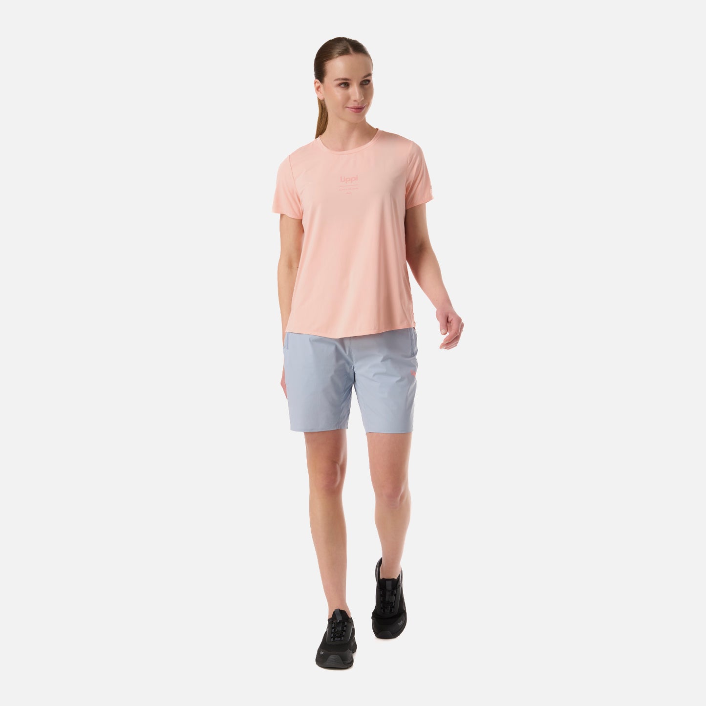 Short Mujer Air Q-Dry Shorts Celeste Oscuro Lippi