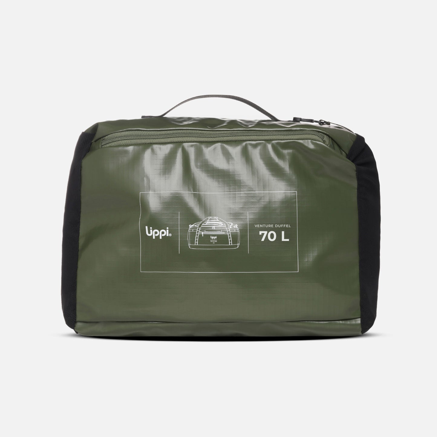 Bolso Venture Duffle 70L Verde Militar Lippi
