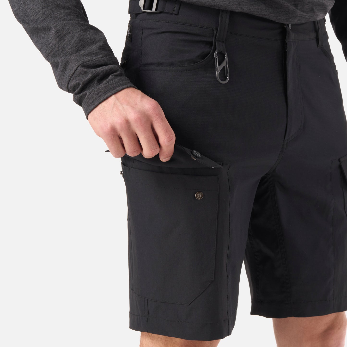 Short Hombre Lennox Q-Dry Shorts Negro Lippi
