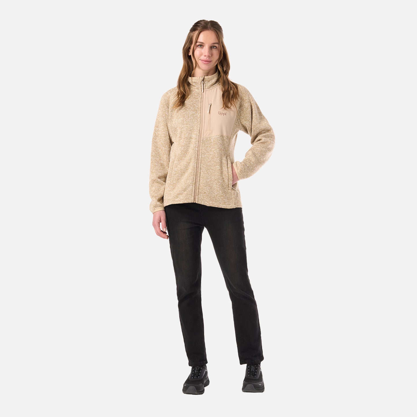 Polar Mujer Coronado Therm-Pro Jacket Beige Melange Lippi