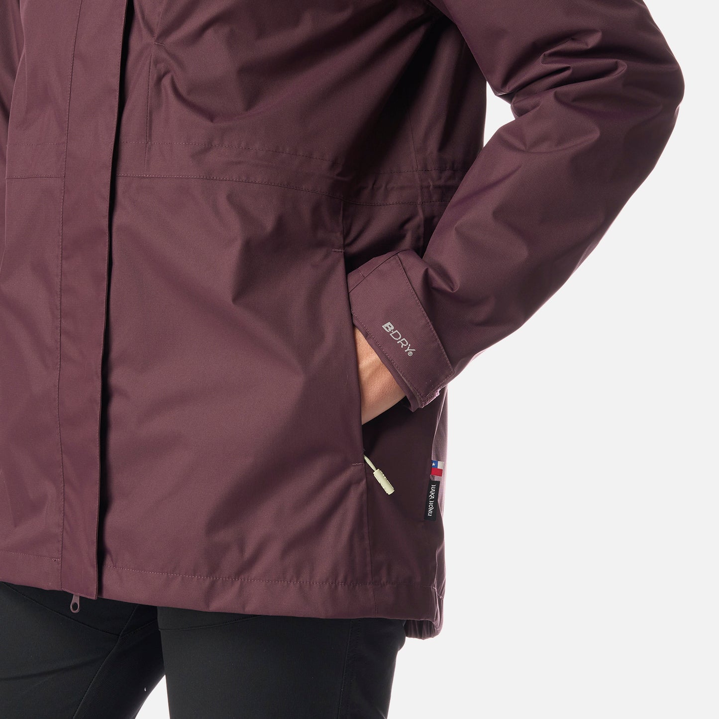 Chaqueta Mujer Corteza Burdeo Haka Honu