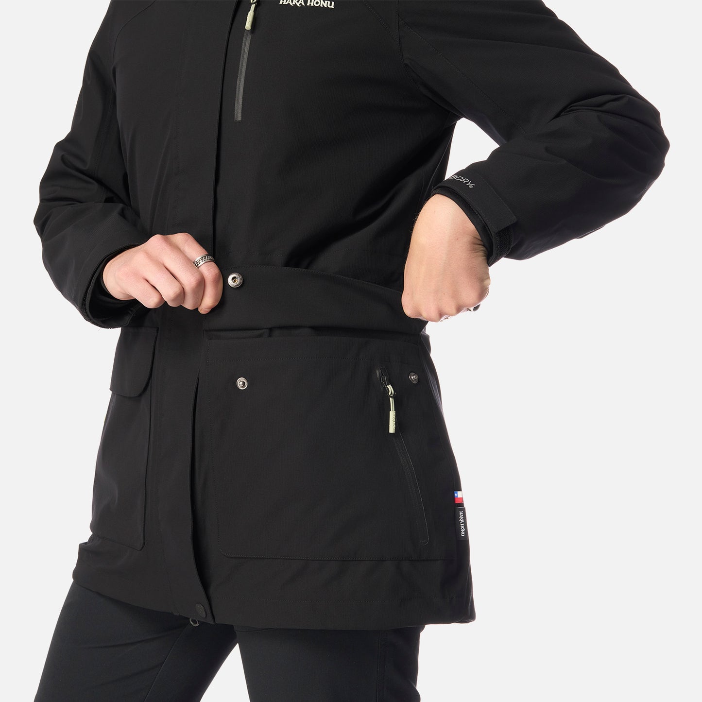 Chaqueta Mujer Perro Guapo Pro Negro Haka Honu