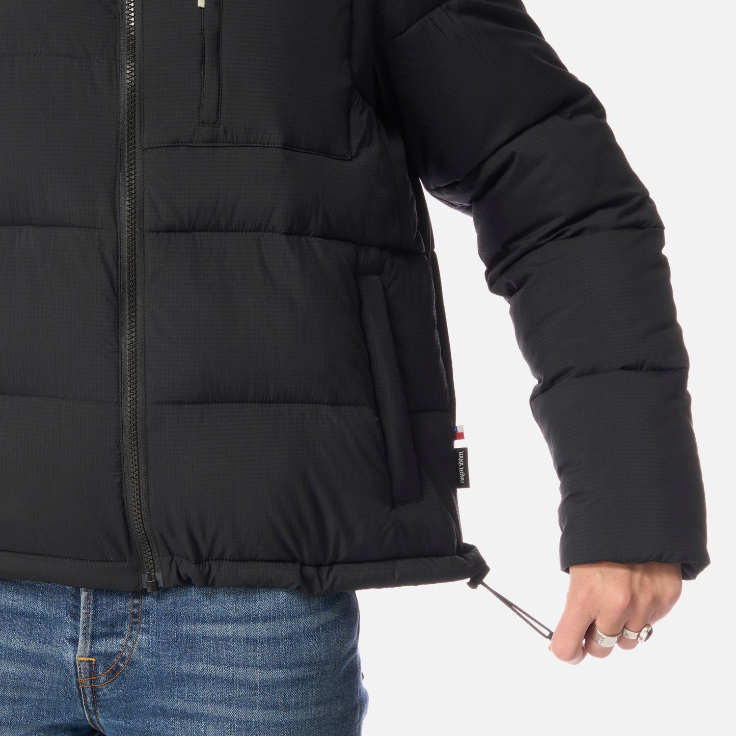 Chaqueta Mujer Aislada Negro Haka Honu