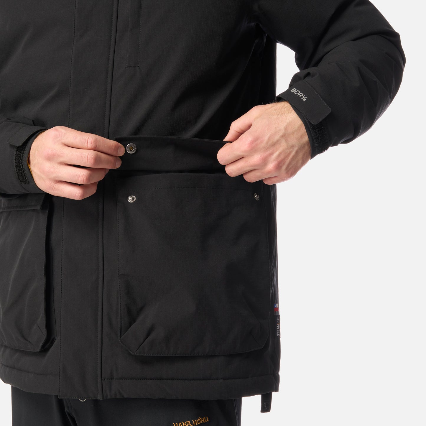 Chaqueta Hombre Diluvio Negro Haka Honu