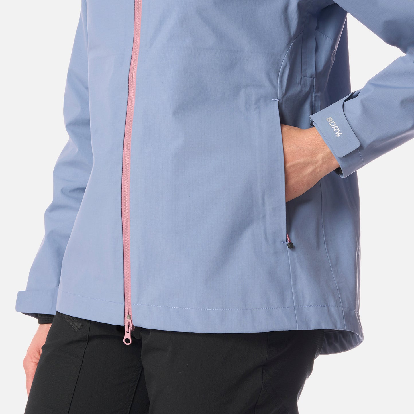 Chaqueta Mujer Alpine B-Dry Hoody Jacket Azul Piedra Lippi