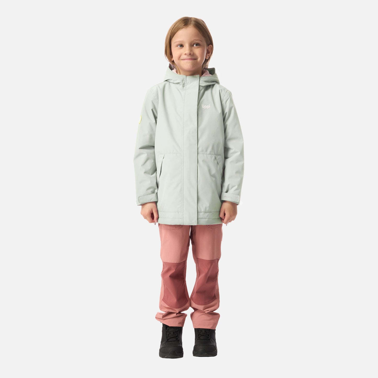 Chaqueta Niña Cold Place B-Dry Hoody Jacket Verde Agua Lippi