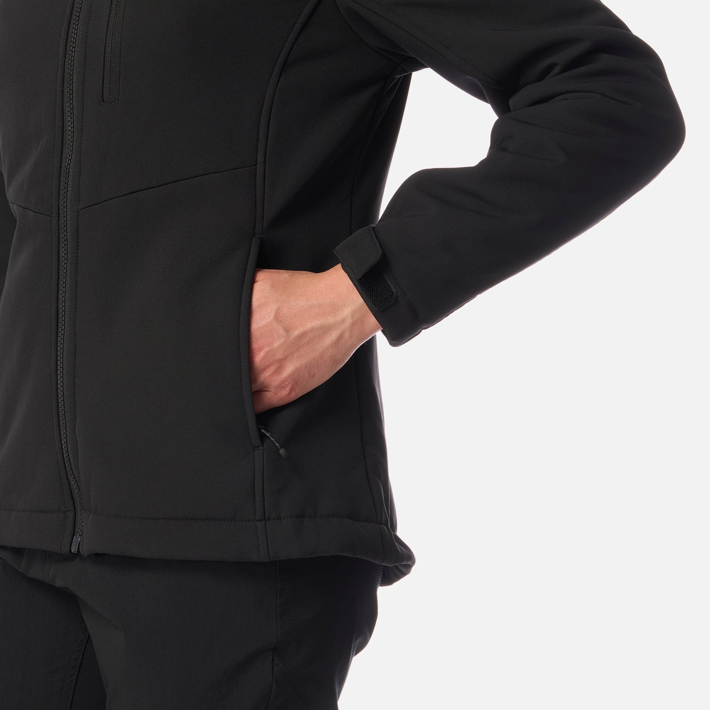 Chaqueta Mujer Macaya Softshell Hoody Jacket Negro Lippi