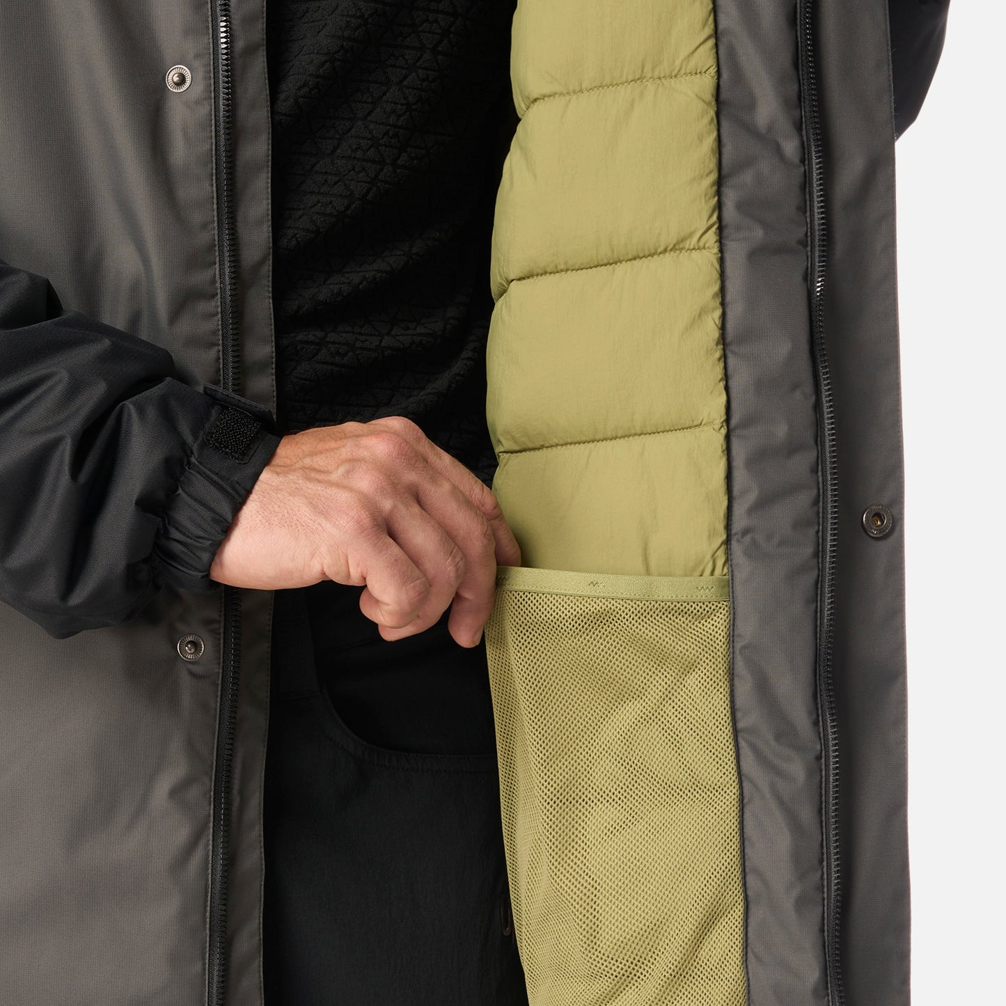 Chaqueta Hombre Gunther B-Dry Hoody Jacket Negro Lippi