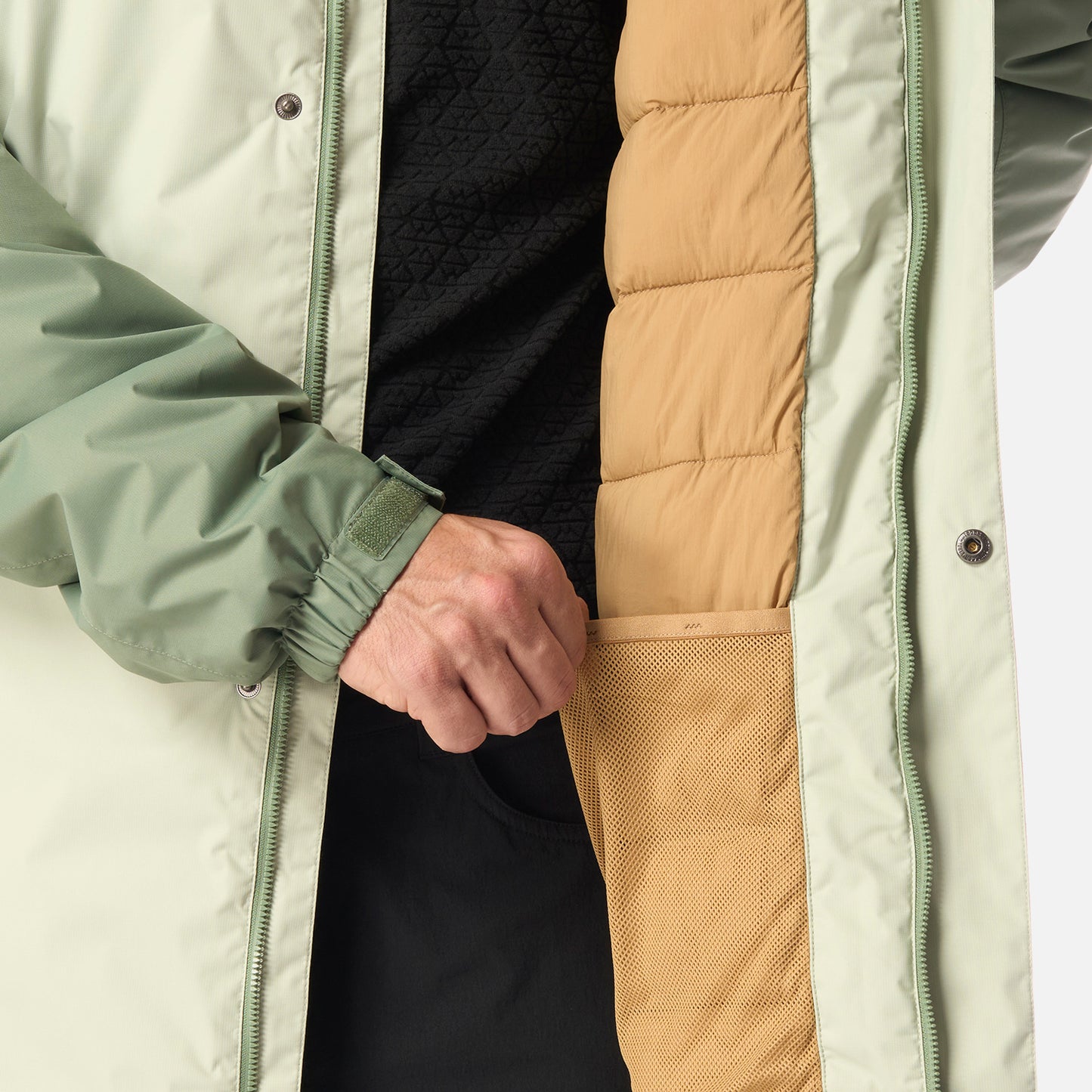 Chaqueta Hombre Gunther B-Dry Hoody Jacket Jade Oscuro Lippi