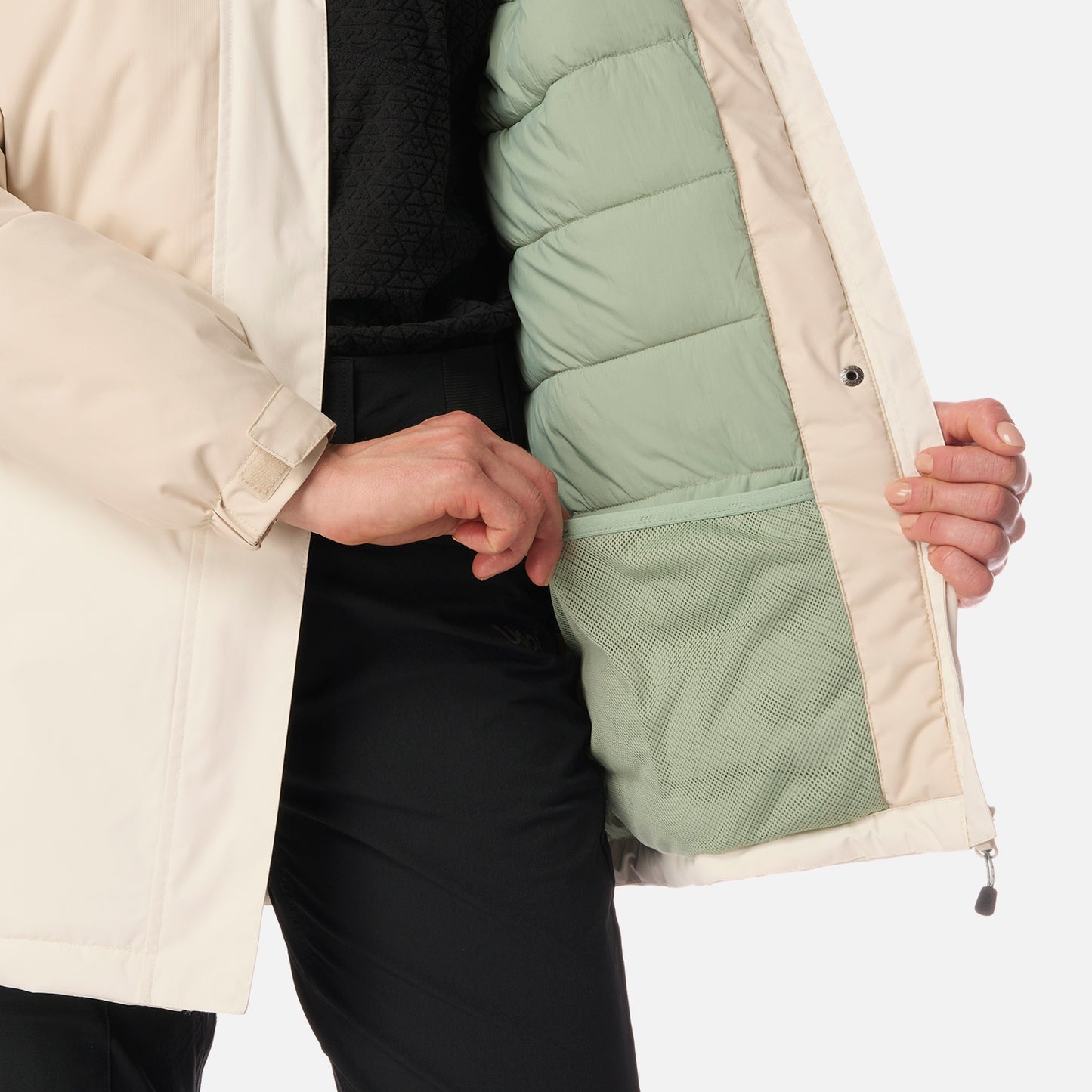 Chaqueta Mujer Gunther B-Dry Hoody Jacket Beige Lippi