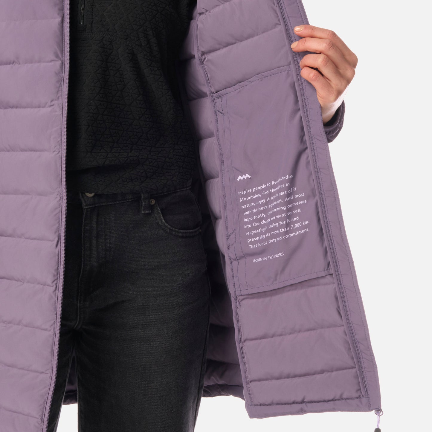Chaqueta Mujer Snowmass Long Steam-pro Hoody Jacket Violeta Lippi