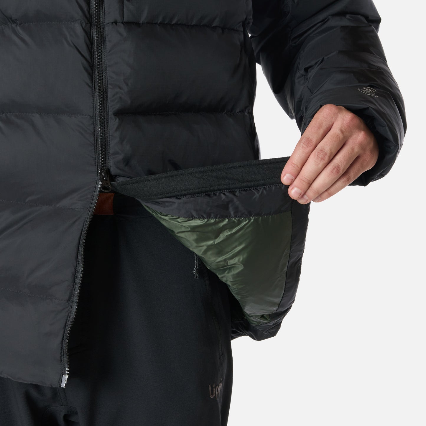 Chaqueta Hombre Rokko Down Hoody Jacket Negro Lippi