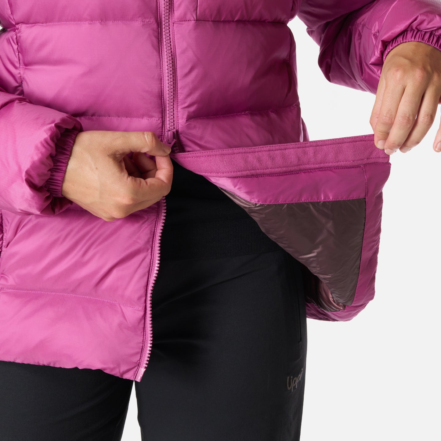 Chaqueta Mujer Rokko Down Hoody Jacket Purpura Lippi