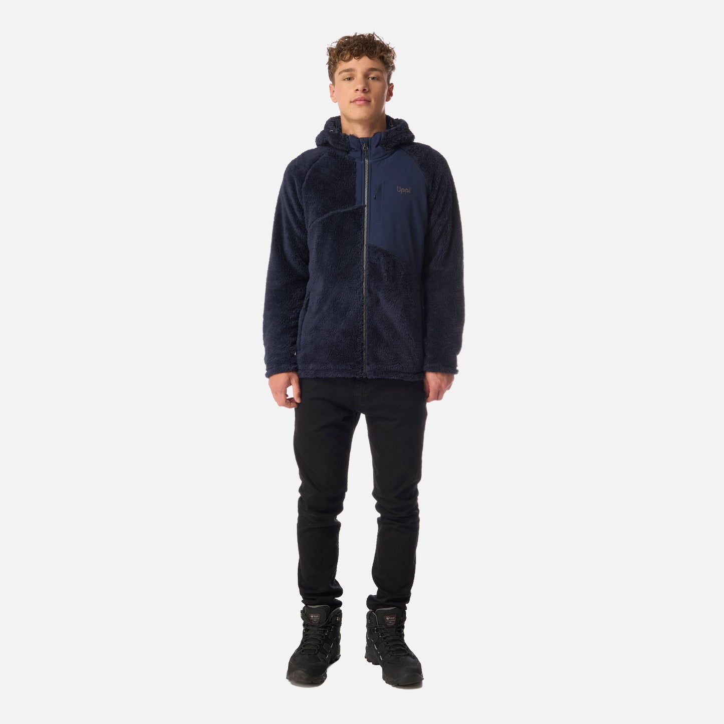 Polar Teen Boy Bear Shaggy-Pro Hoody Jacket Azul Marino Lippi
