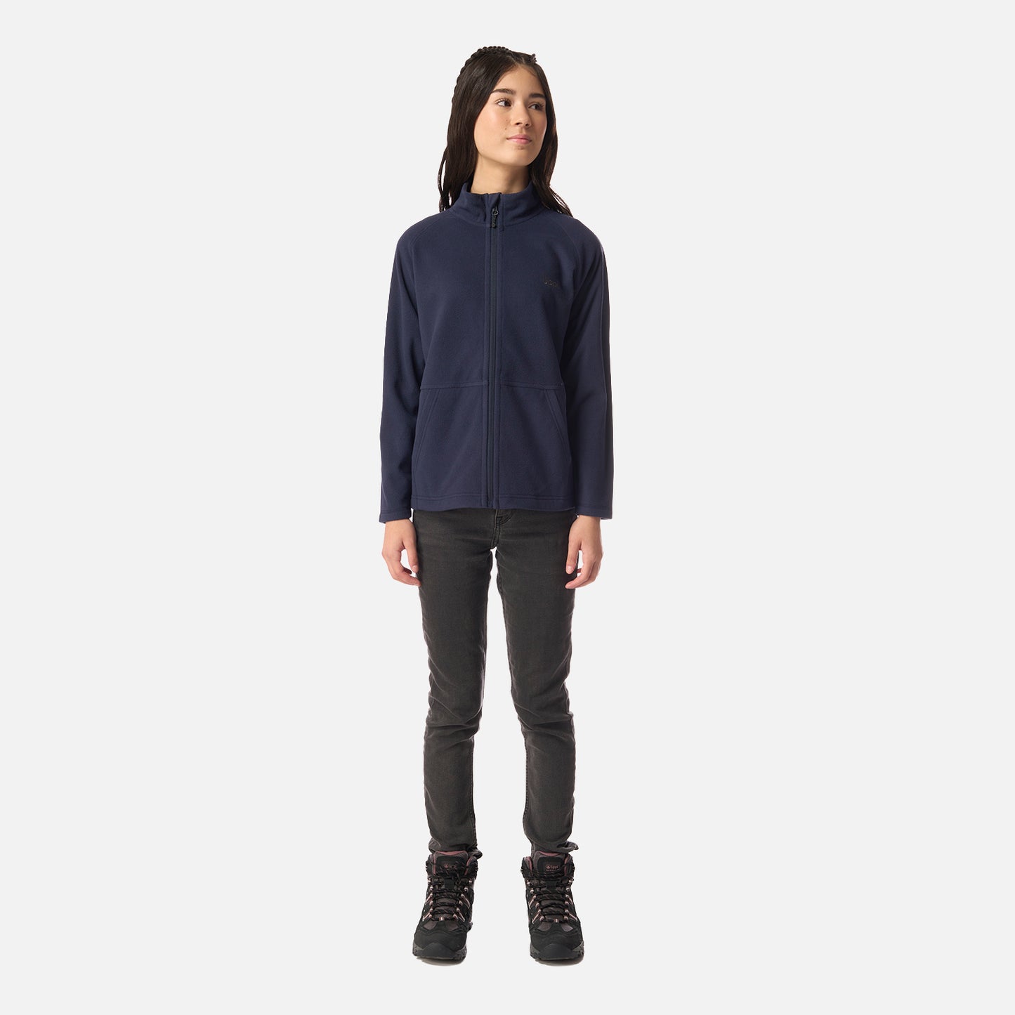 Polar Teen Girl Cold Day Therm-Pro Full Zip Jacket Azul Marino Lippi