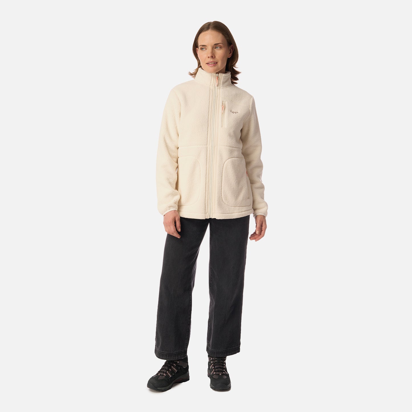 Polar Mujer Hug-like Shaggy-Pro Jacket Crema Lippi