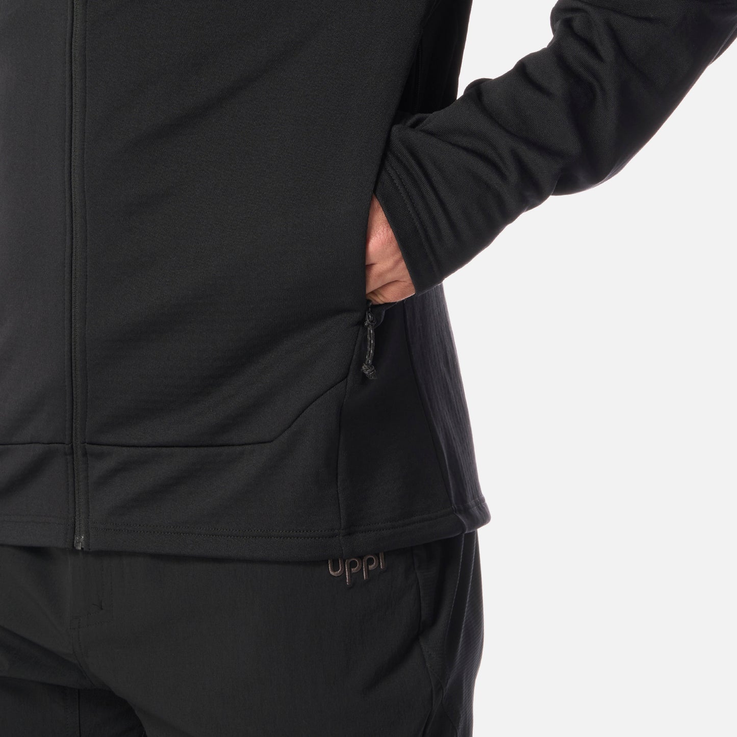 Polerón Hombre Viedma 1000 Nano-F Full Zip Negro Lippi