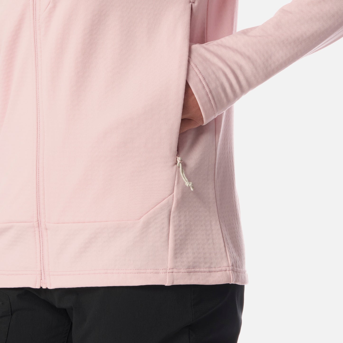 Polerón Mujer Viedma 1000 Nano-F Full Zip Rosa Claro Lippi