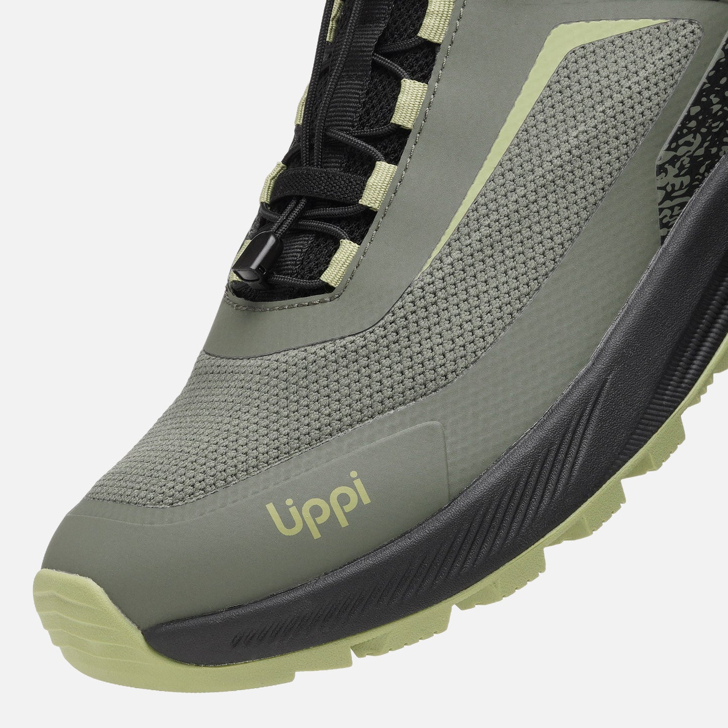 Zapatilla Hombre Light Knit Negro / Verde Lippi