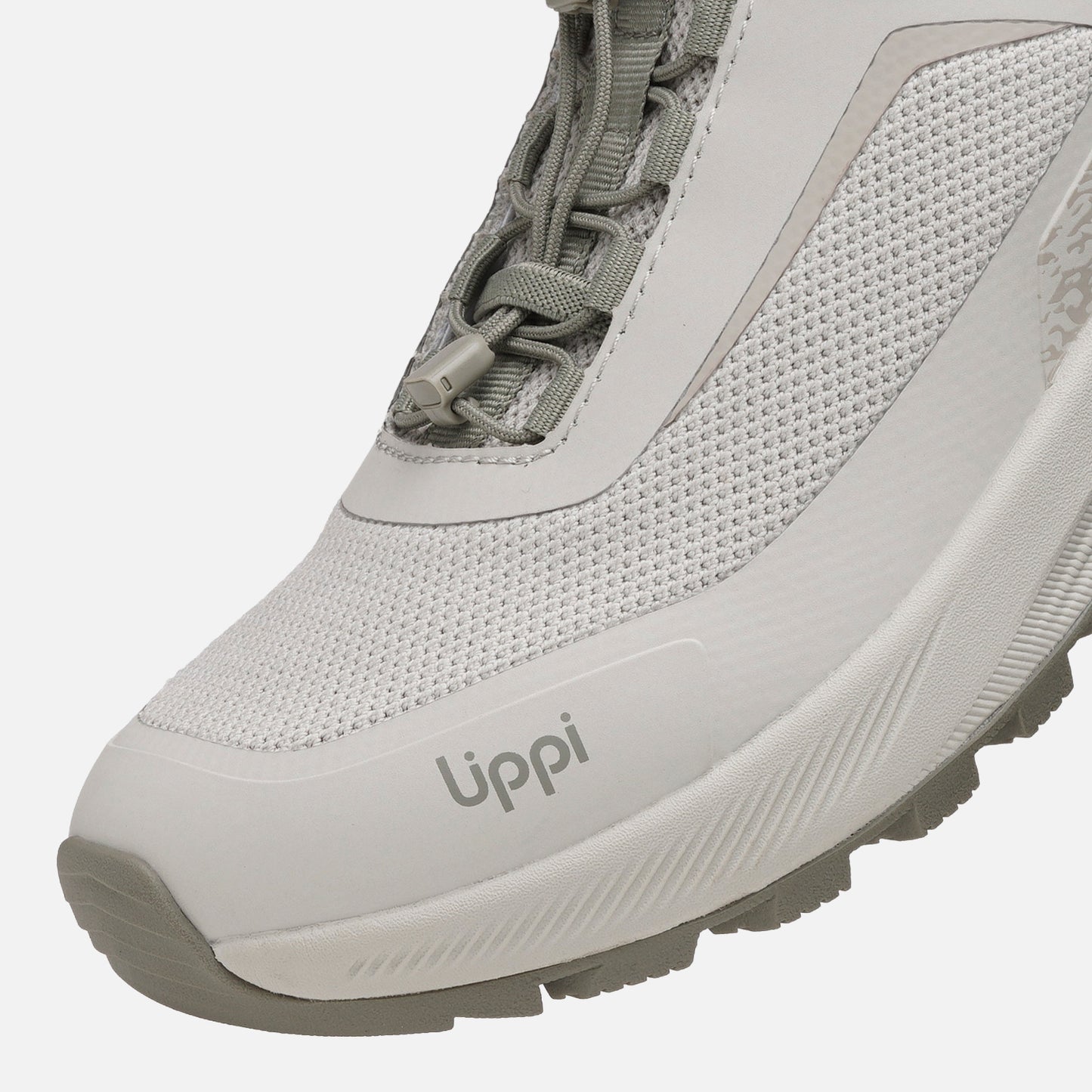 Zapatilla Mujer Light Knit Gris Claro Lippi