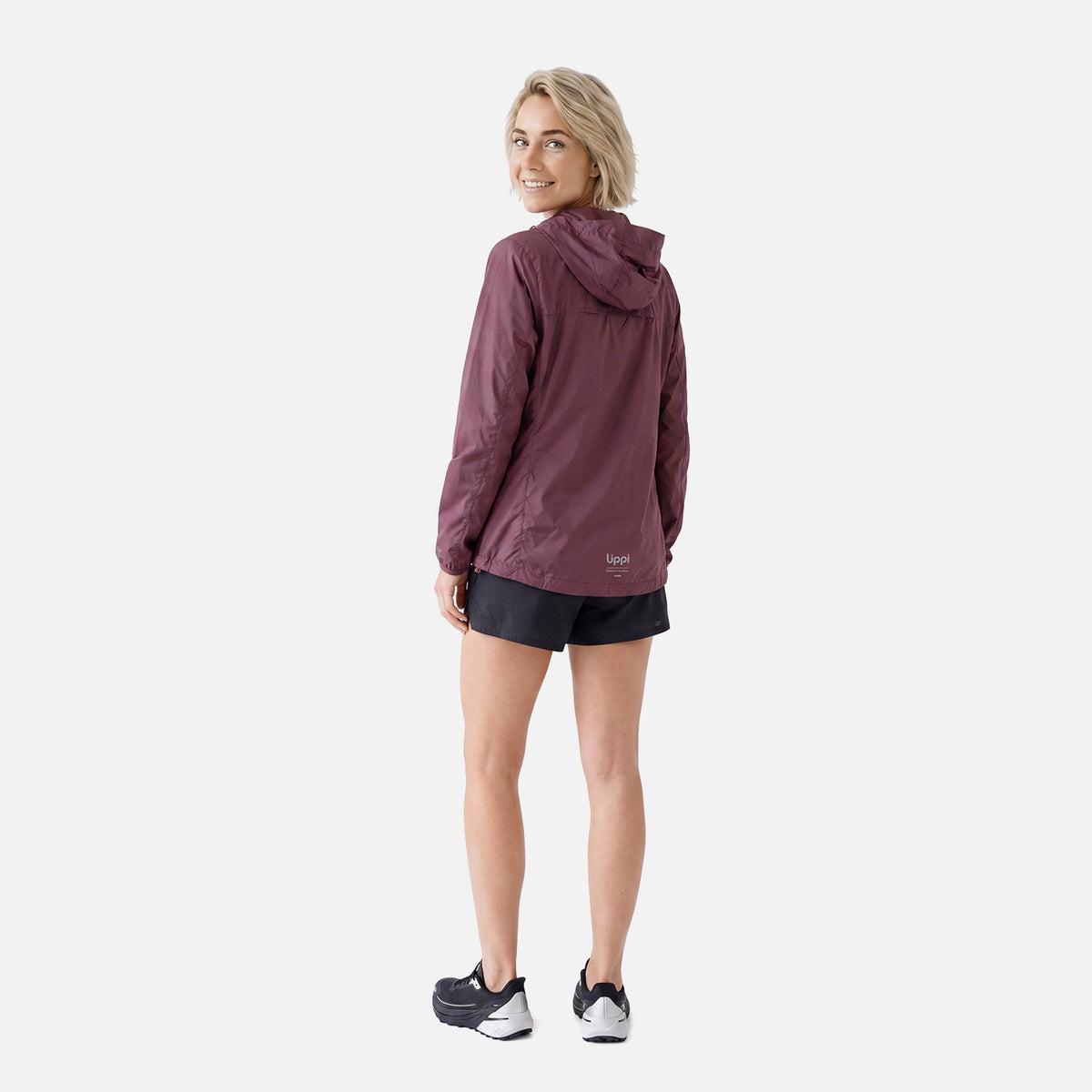 Chaqueta Mujer Nightfall SL Windbreaker Hoody Jacket Vino Lippi
