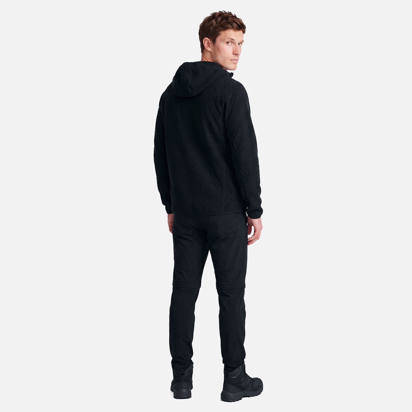 Polerón Hombre Jacaranda Nano-F Full Zip Hoody Negro Lippi