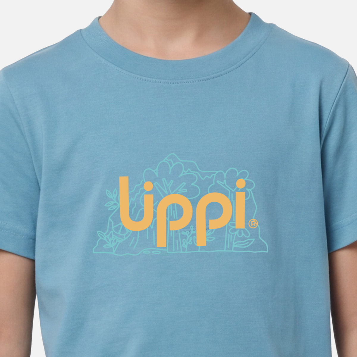 Polera Niño Ulmo T-Shirt Petroleo Claro Lippi