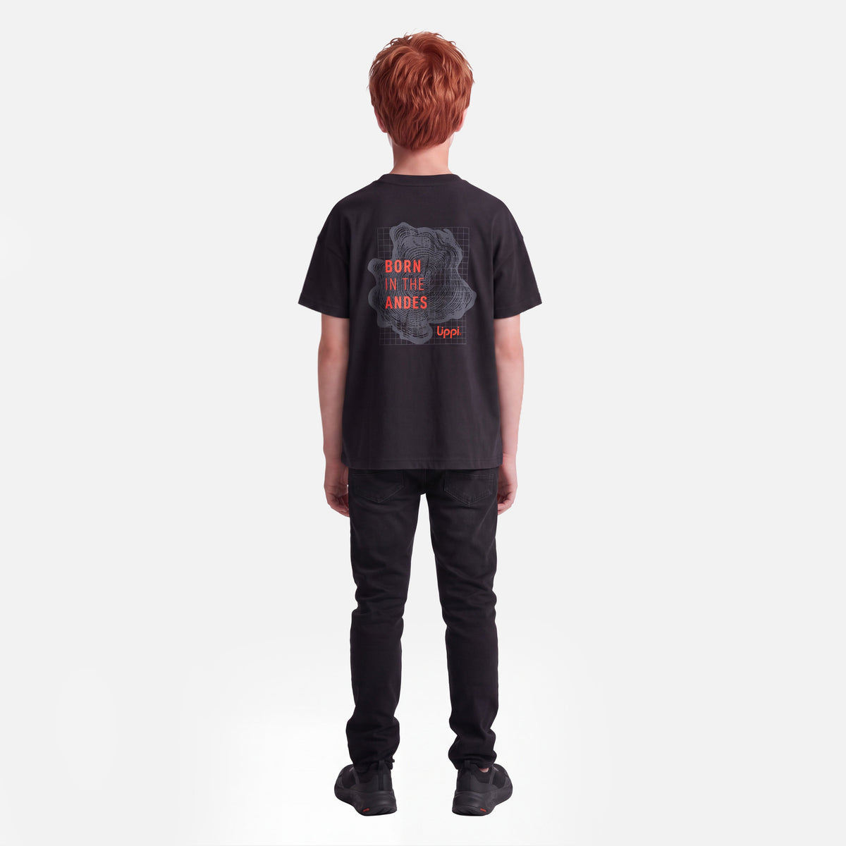 Polera Teen Boy Ulmo T-Shirt Grafito Lippi