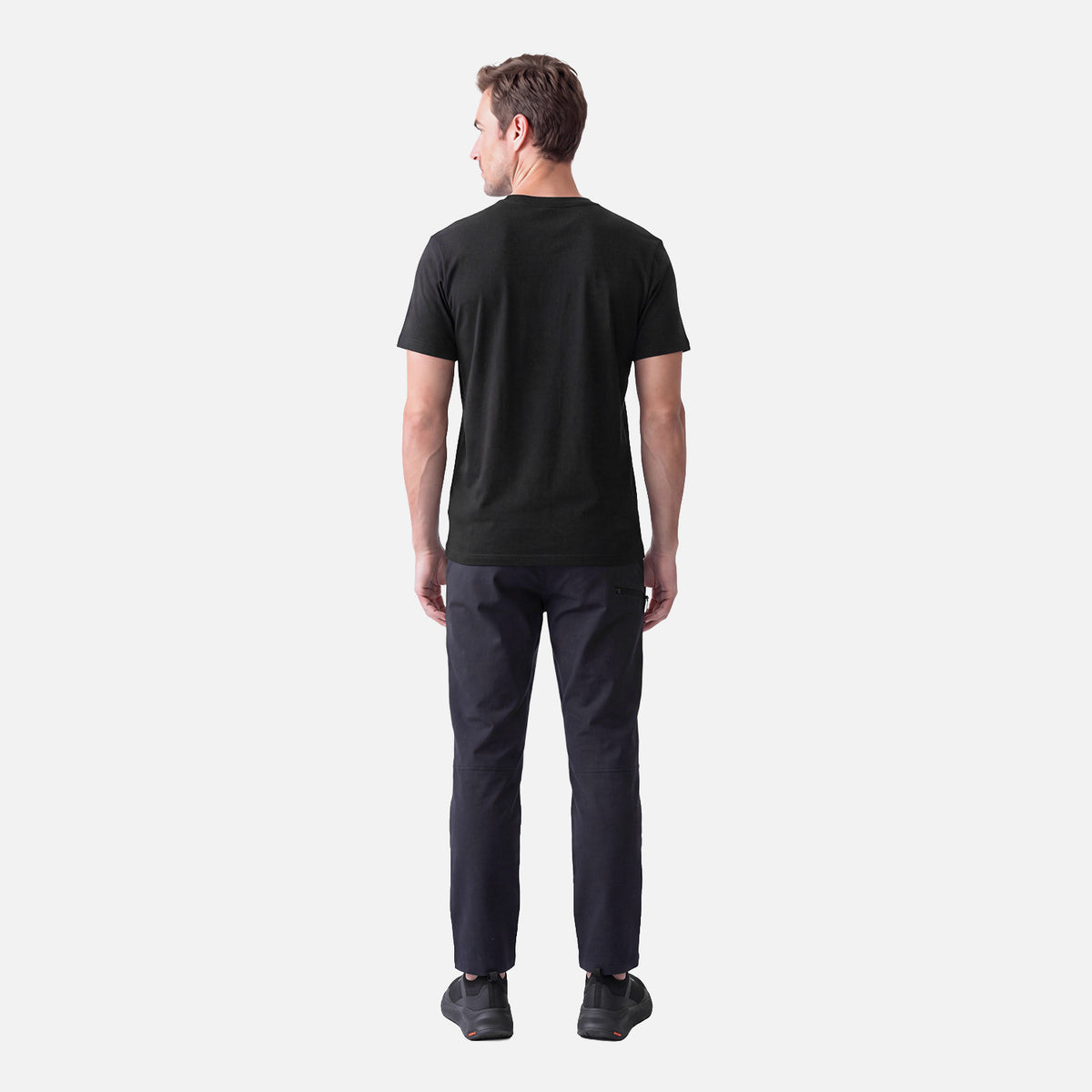 Polera Hombre Ulmo T-Shirt Negro Lippi
