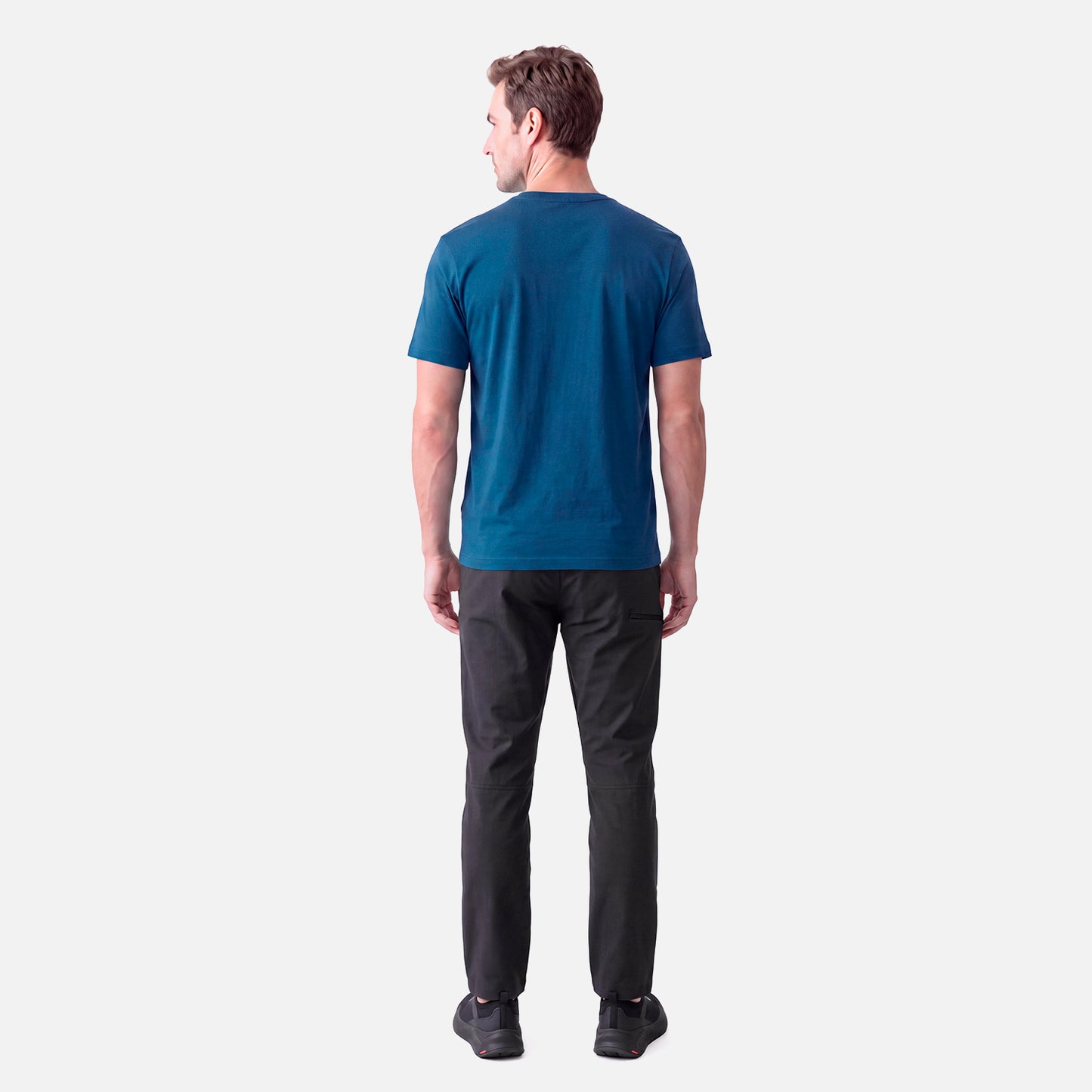 Polera Hombre Ulmo Front Print T-Shirt Azul Oscuro Lippi