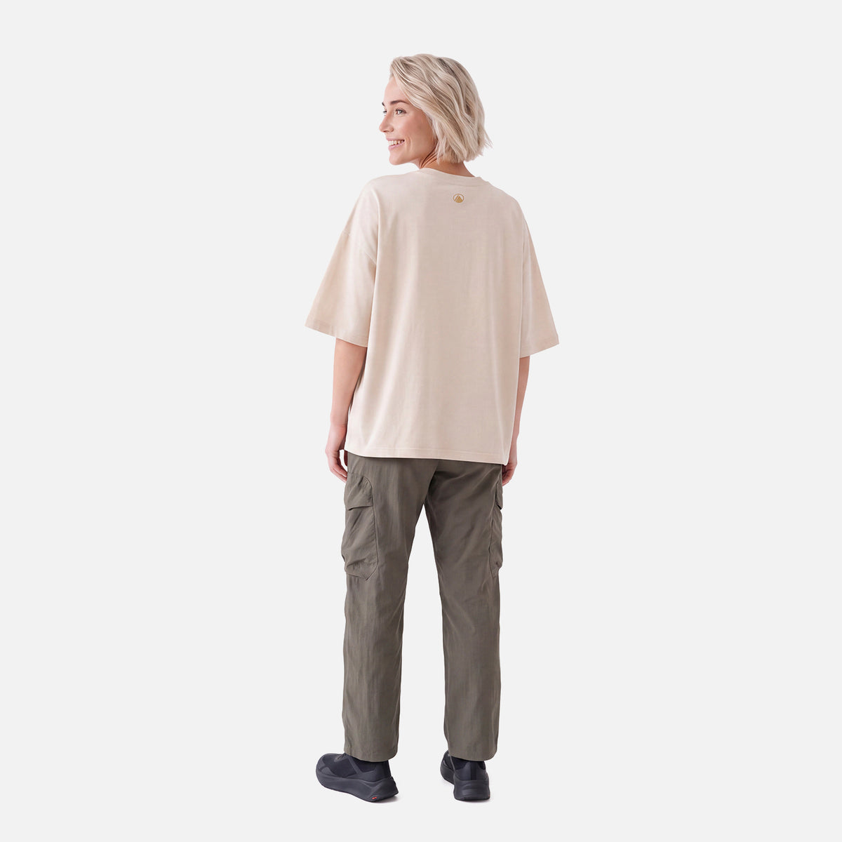 Polera Mujer Ulmo Front Print Sorona T-Shirt Beige Lippi