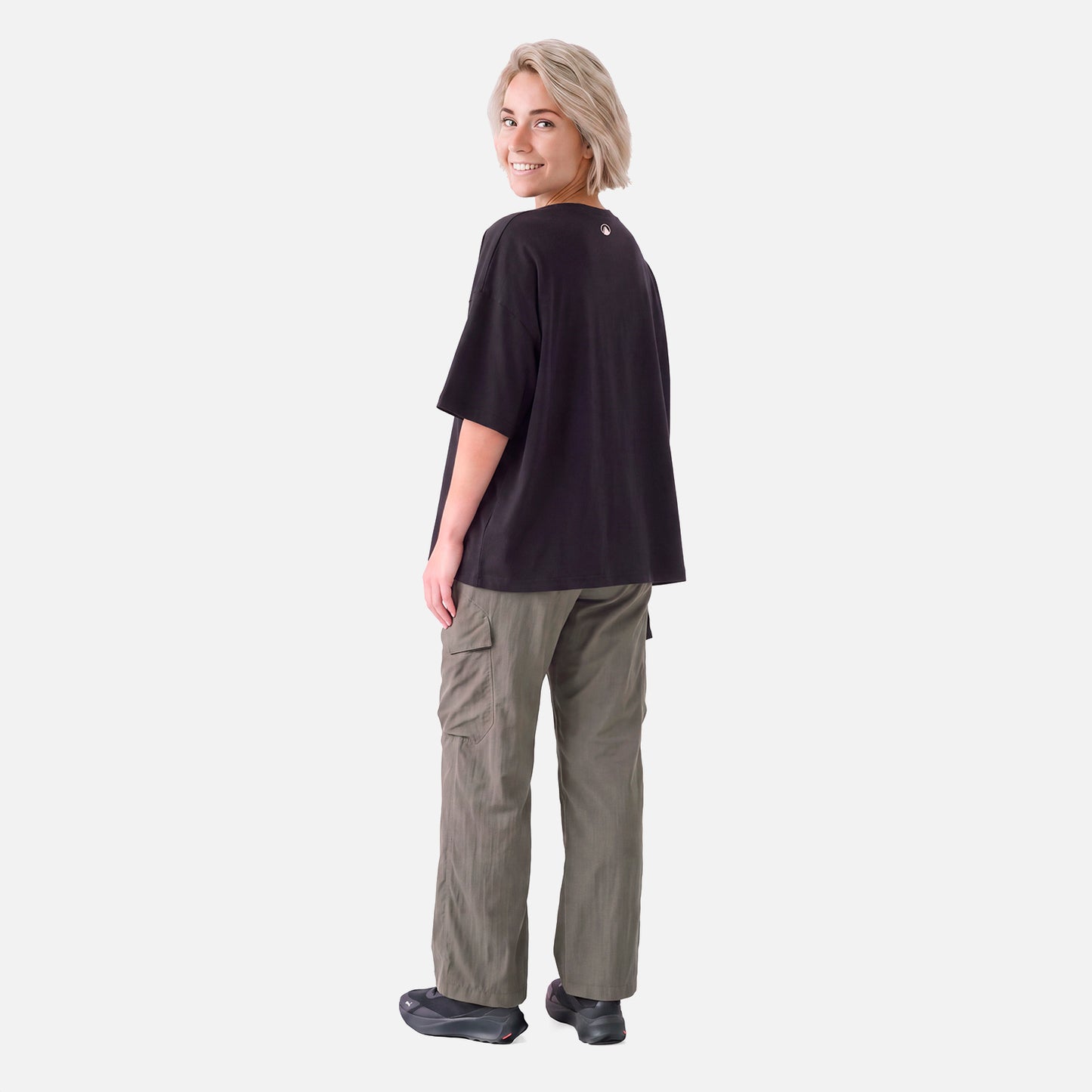 Polera Mujer Ulmo Front Print Sorona T-Shirt Negro Lippi