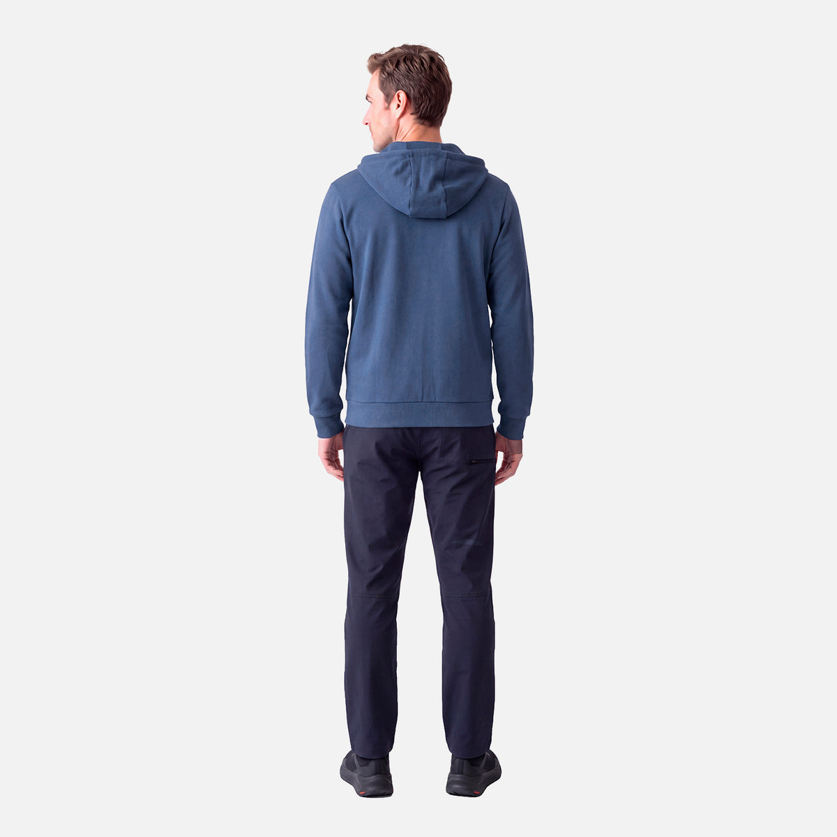 Polerón Hombre Ulmo Full Zip Hoody Sweatshirt Azul Oscuro Lippi