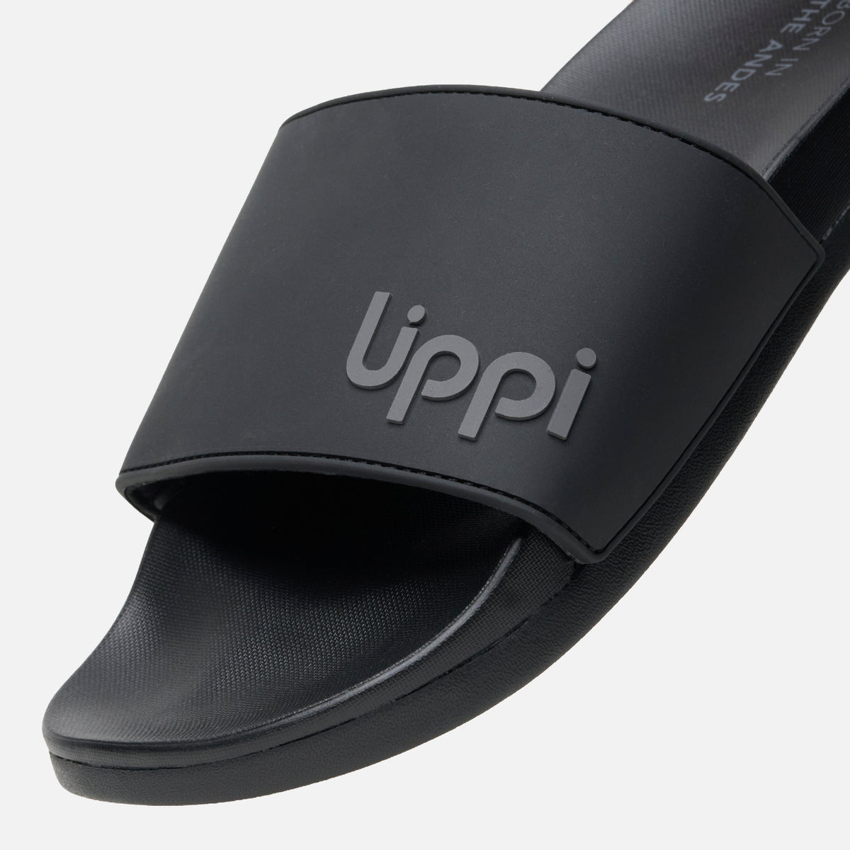 Sandalia Mujer Insigne Slide II Negro Lippi