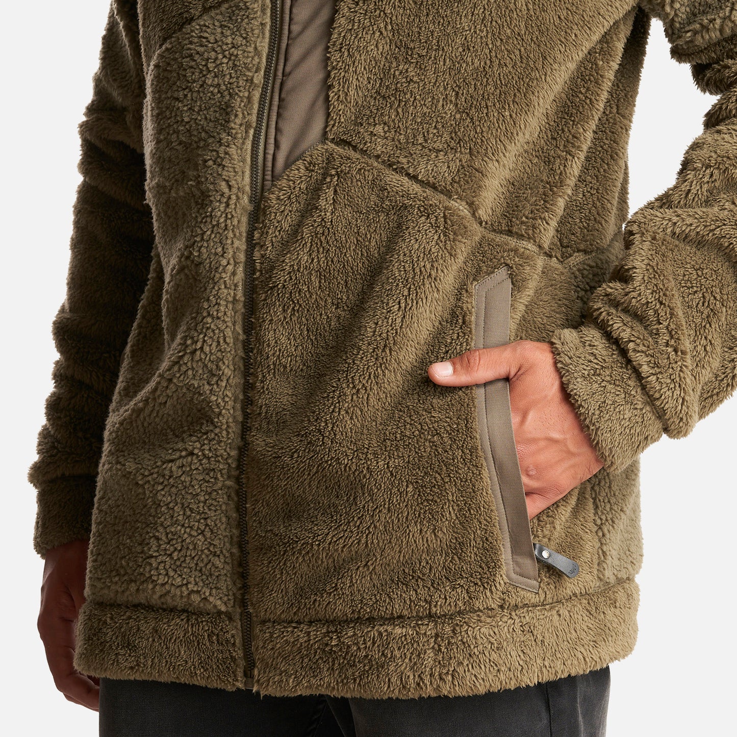 Chaqueta Hombre Bear Shaggy-Pro Hoody Jacket Verde Militar Lippi