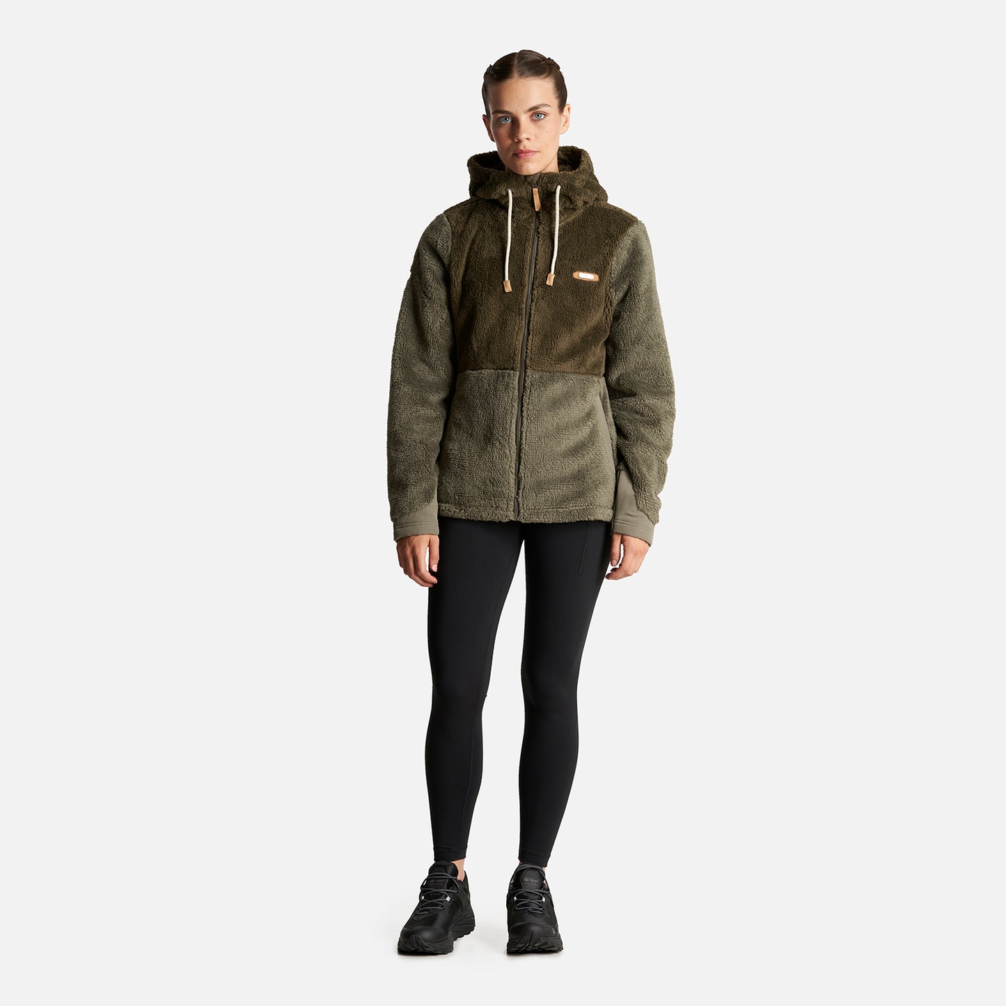 Chaqueta Mujer Bear Shaggy-Pro Hoody Jacket Verde Militar/Laurel Lippi